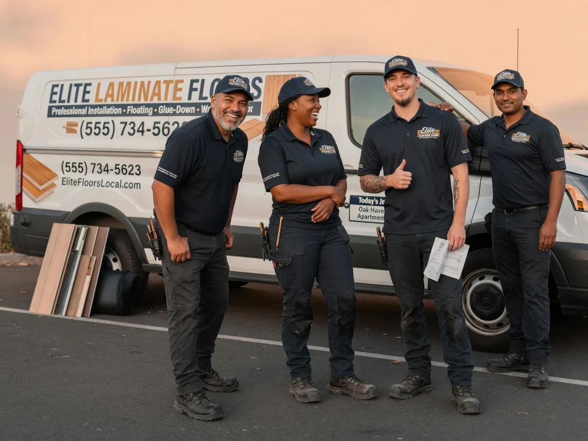 Laminate flooring installation company in Knierim, IA